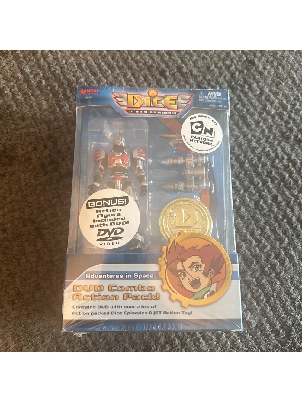 DICE Vol. 1 Adventures In Space with Figure New Sealed 2005 Cartoon Network